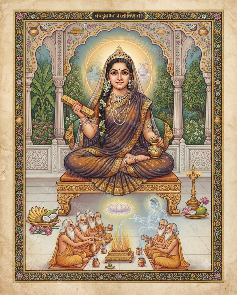 Portrait of Vaḍavā Prātitheyī