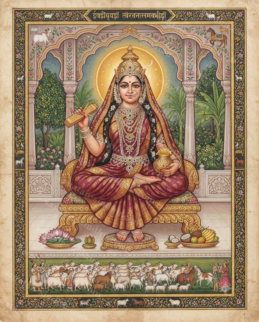 Portrait of Śaśīyasī Tārantamahiṣī