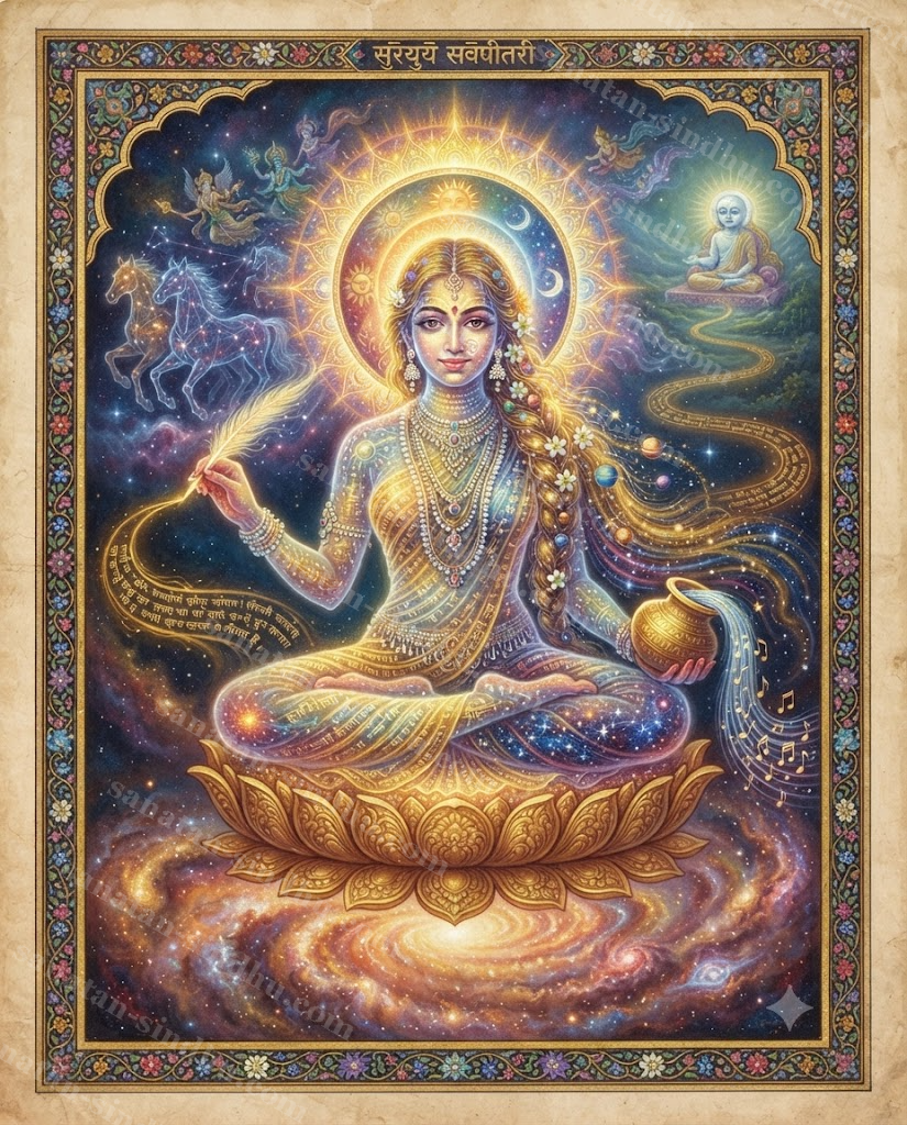Portrait of Sūryā Sāvitrī