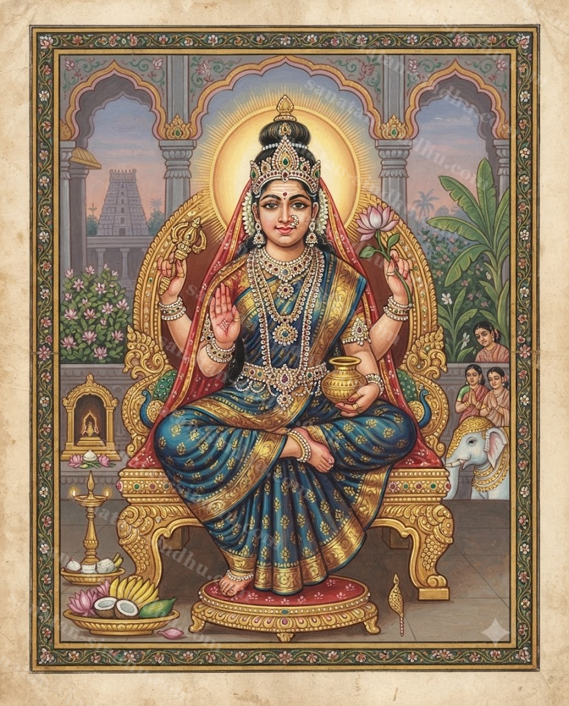 Portrait of Indrāṇī (Śacī Paulomī)