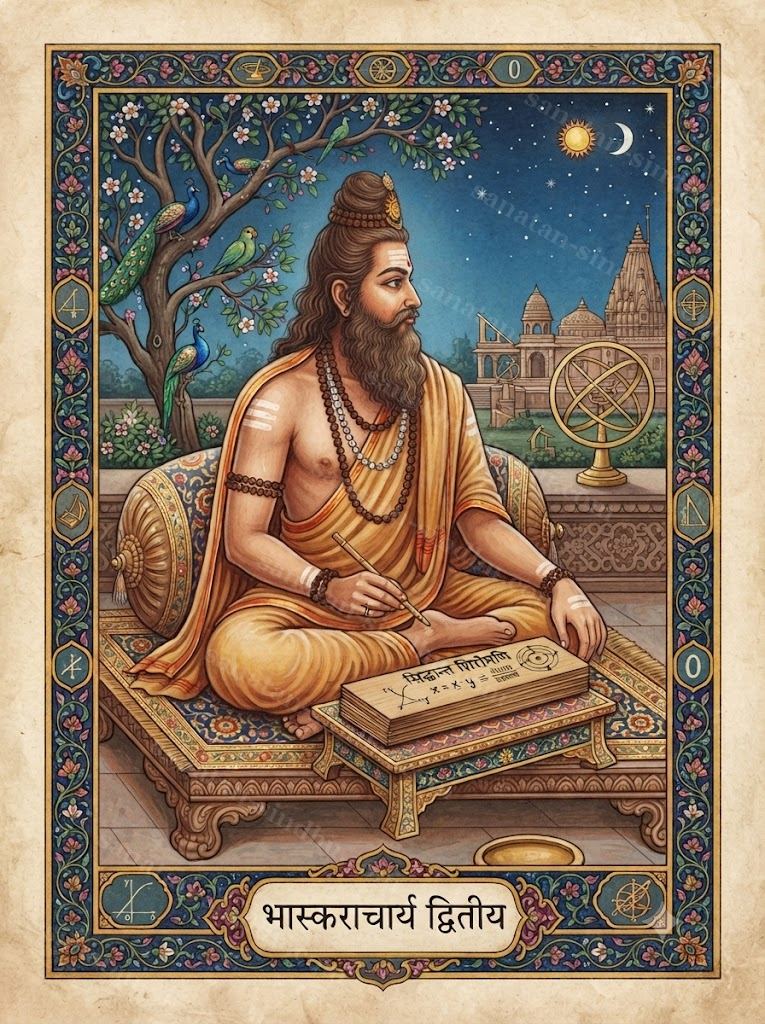 Portrait of Bhaskaracharya (Bhaskara II)