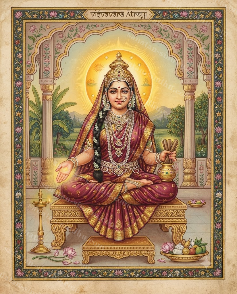 Portrait of Viśvavārā Ātreyī