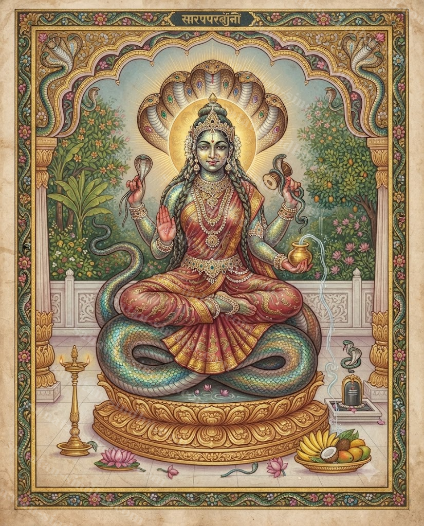 Portrait of Sarparājñī