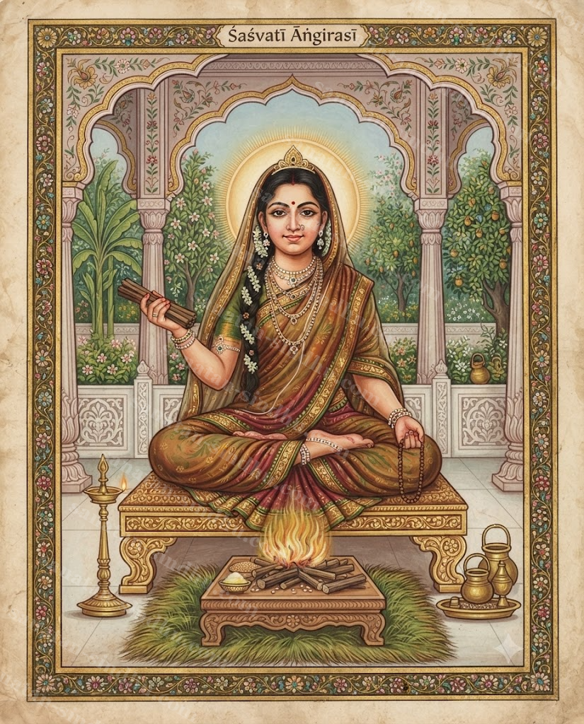 Portrait of Śaśvatī Āṅgirasī